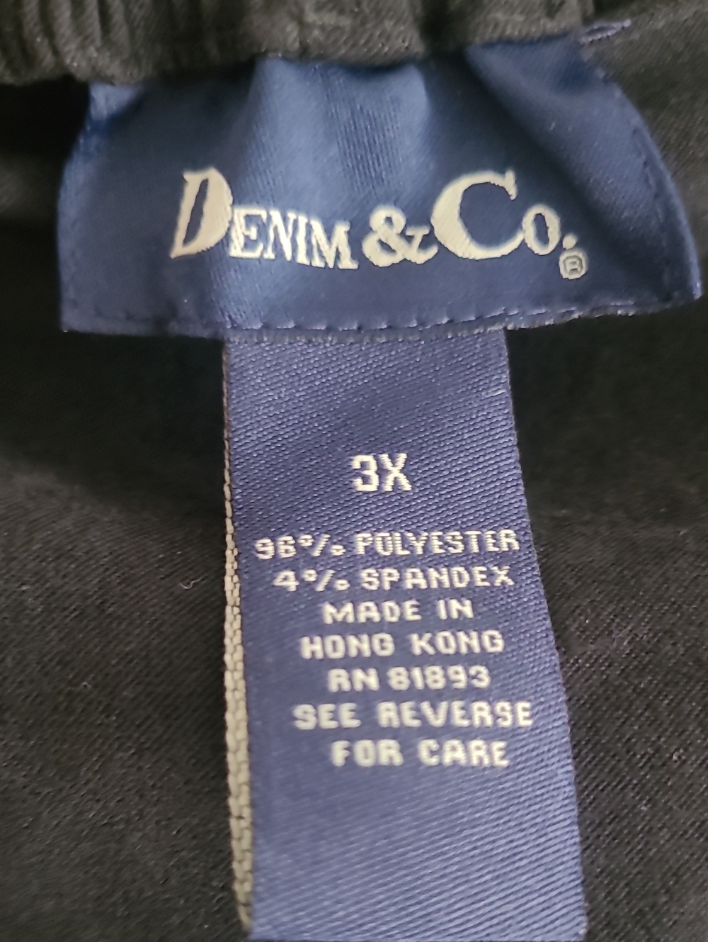 Denim & Co Midnight Black Lightweight Velour Midi Maxi Skirt Wmn Plus 3X Modest - Picture 2 of 10